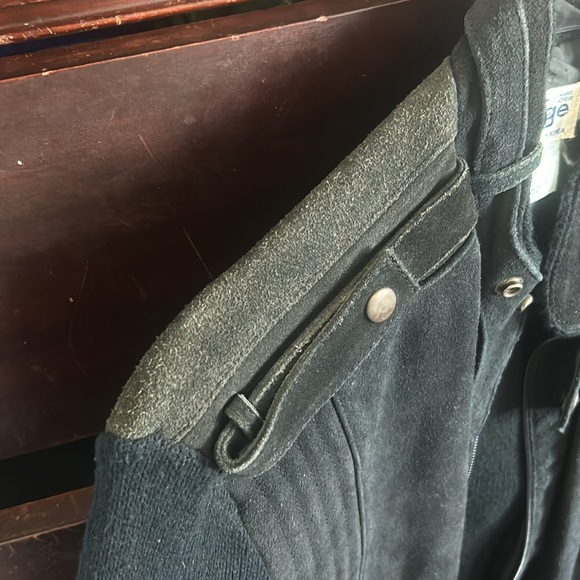 Repage Knit and Suede Mens Jacket - Picture 3 of 7